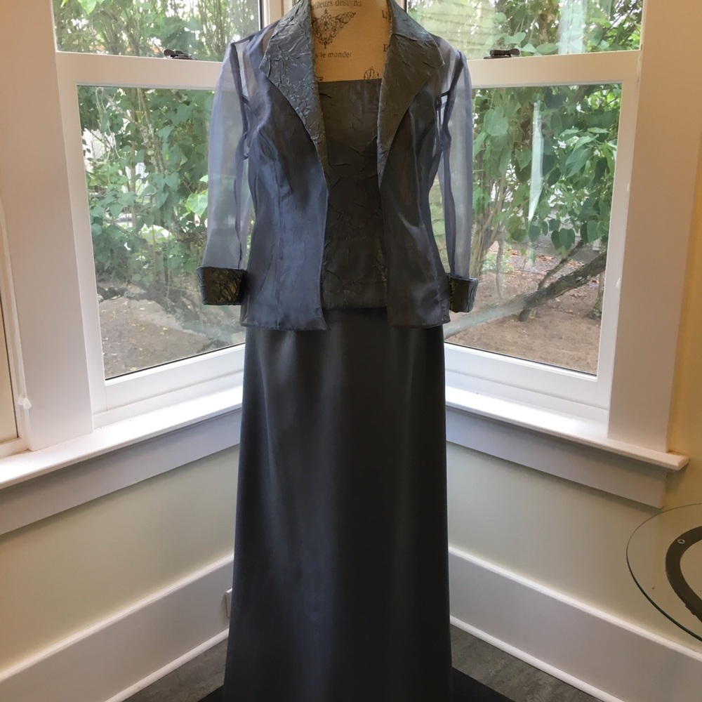 Alex Evenings Gown with Sheer Jacket